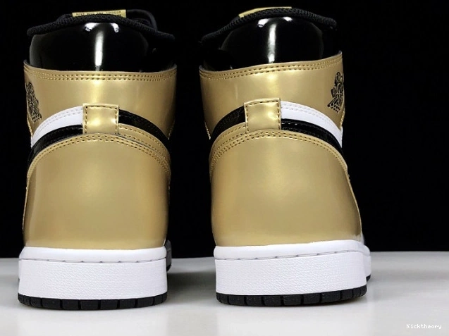 Kick Theory Retro Jordan Toe 1 Glod Air High 861428-007 0805